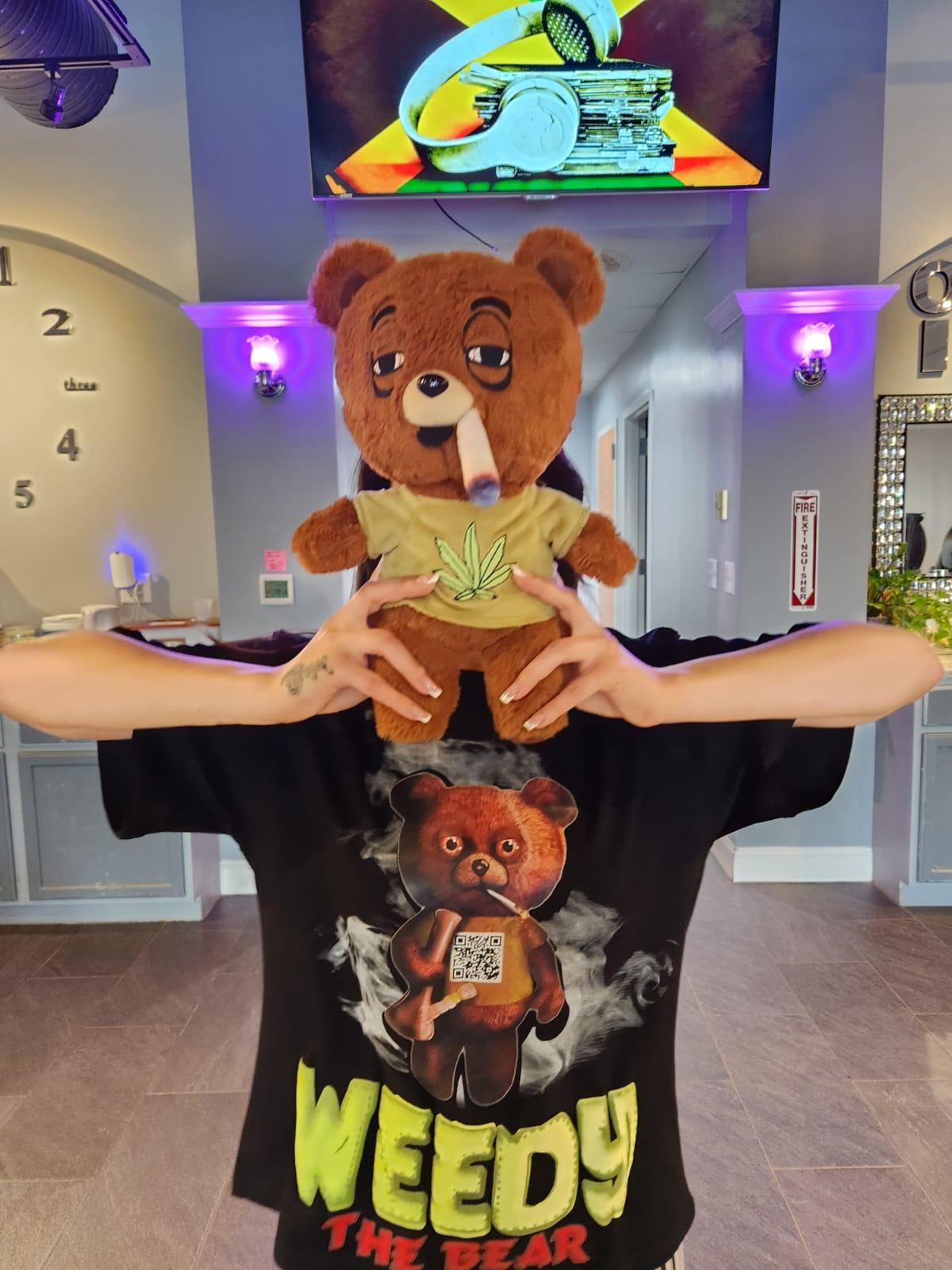 Weedy The Bear T-Shirt by Feeny Babies